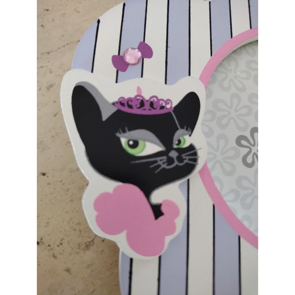 Novelty Wooden Picture Frame Cats Lovers Multicolor Selfstand